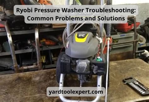 ryobi pressure washer handle leaking|Ryobi Pressure Washer Troubleshooting: Step